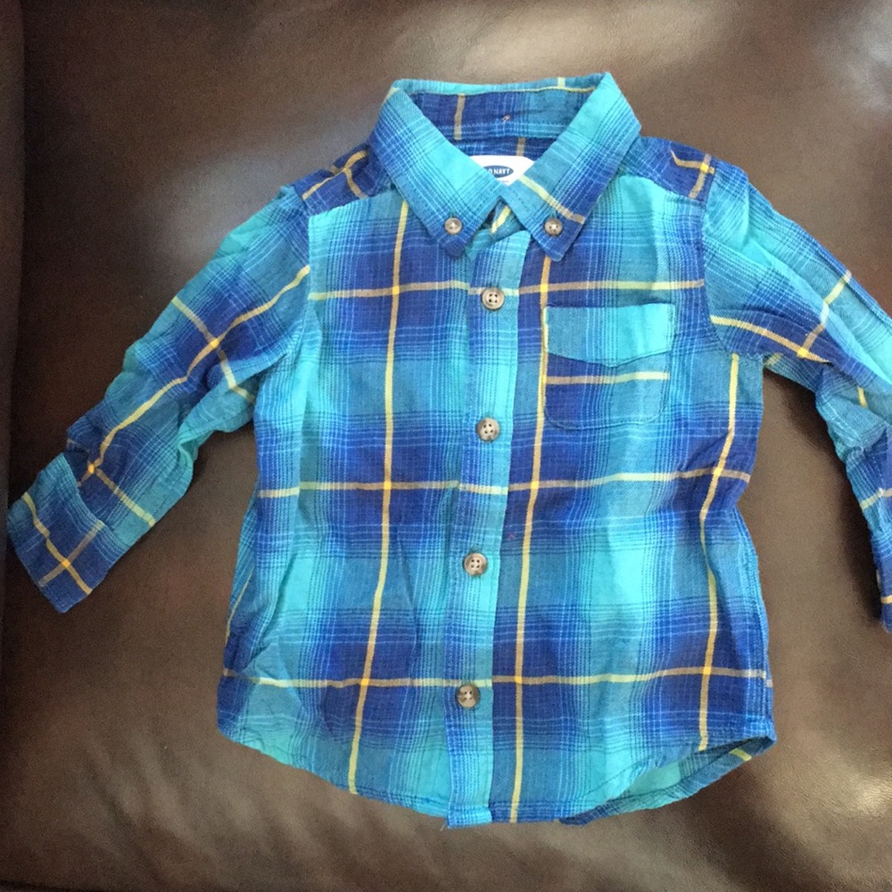 Plaid Old Navy button down shirt